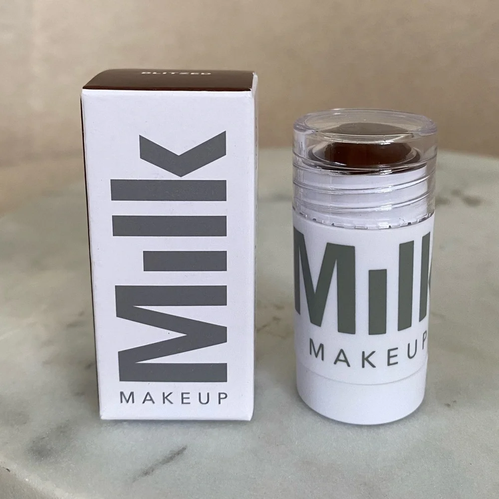 New Milk Makeup Matte Cream Bronzer Stick - Blitzed - Deep Bronze